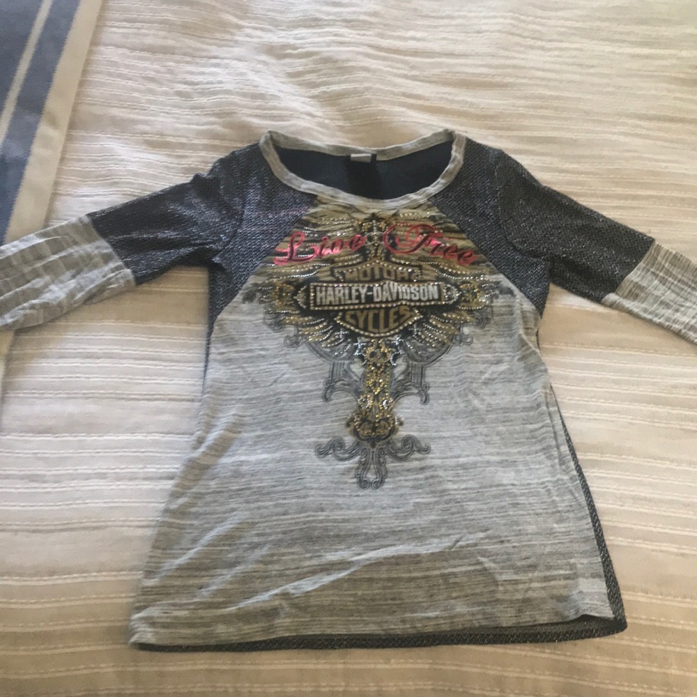 Harley Davidson - Women’s 3/4 sleeve (small)